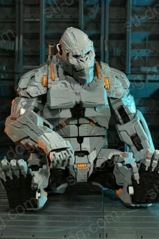 机械大猩猩(Mecha Kong) 3D打印图纸